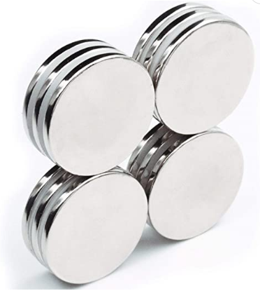 Powerful Neodymium Disc Magnets with Double-Sided Adhesive for Fridge, Scientific